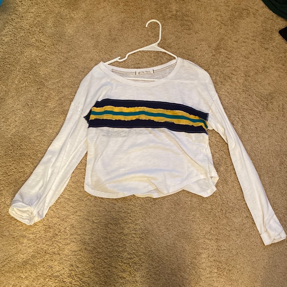We the free cropped tee